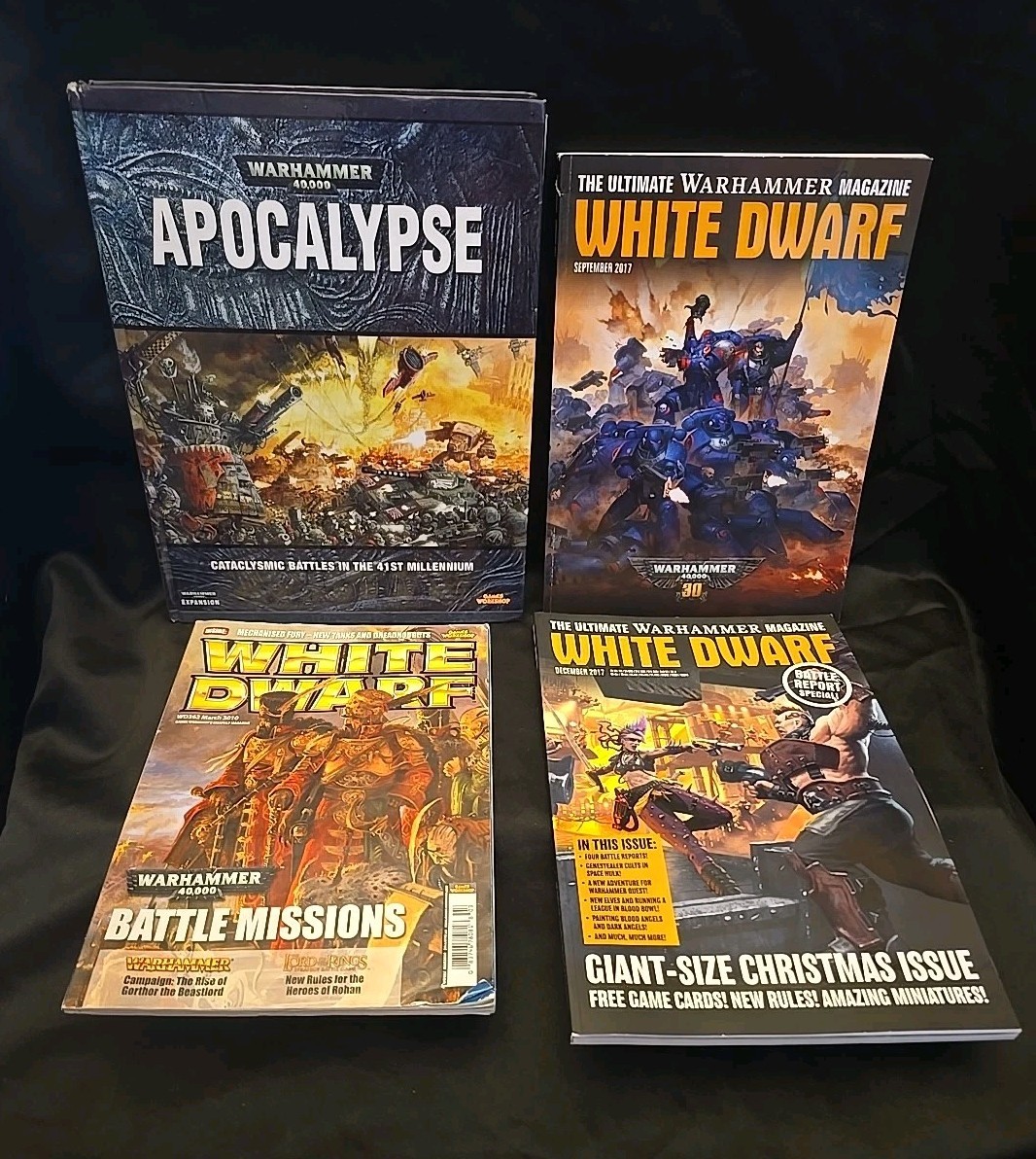 Warhammer 40,000 Apocalypse Cataclysmic Battles Hardcover Book White Dwarf lot
