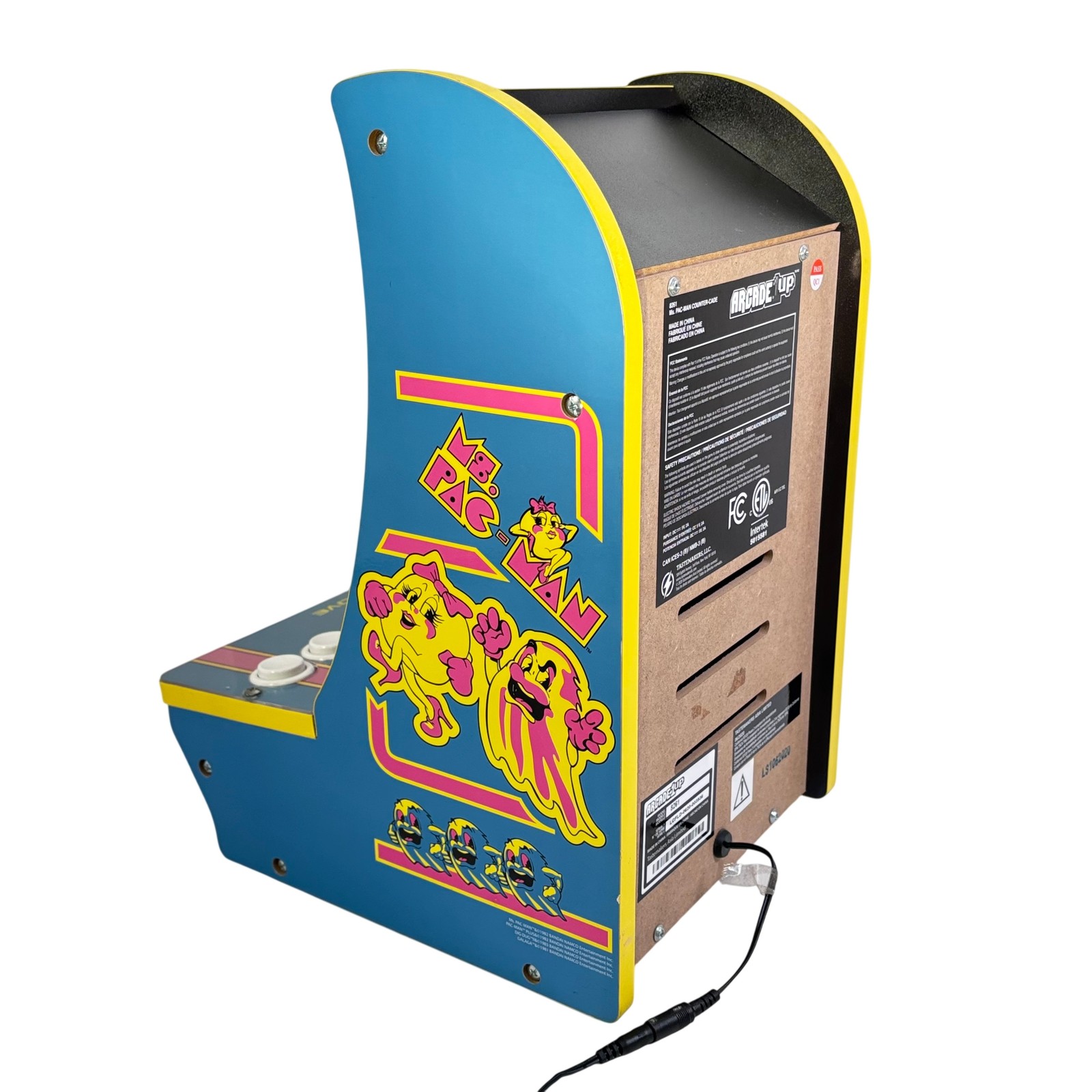 Arcade1Up 8261 Ms. Pac-Man Counter-Cade Arcade 4-Game Mini Machine