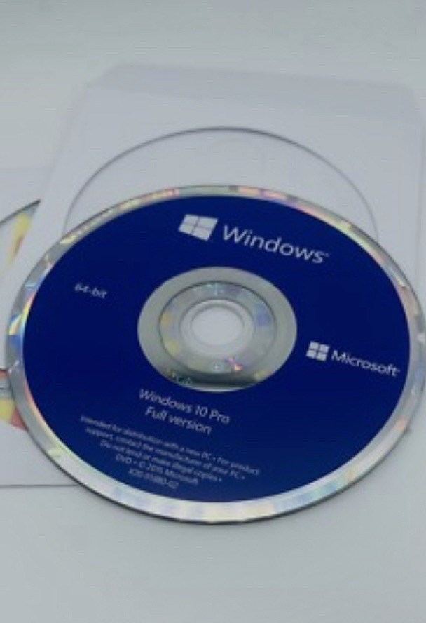 (New) Authentic Windows 10 Pro - FQC-08929 (64-bit Eng Intl, OEM DVD) NEW SEALED