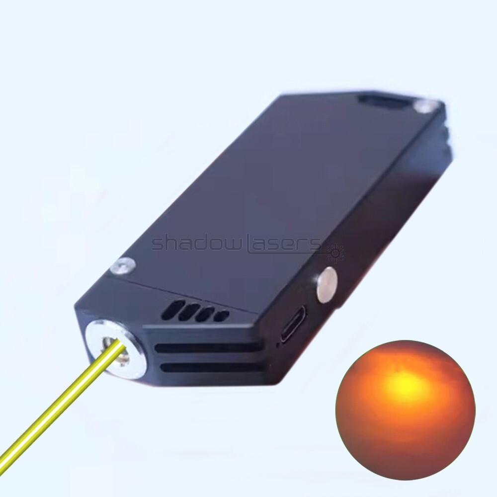 YD2 Fixed Focus 593nm Yellow Laser Pointer Laser Pen