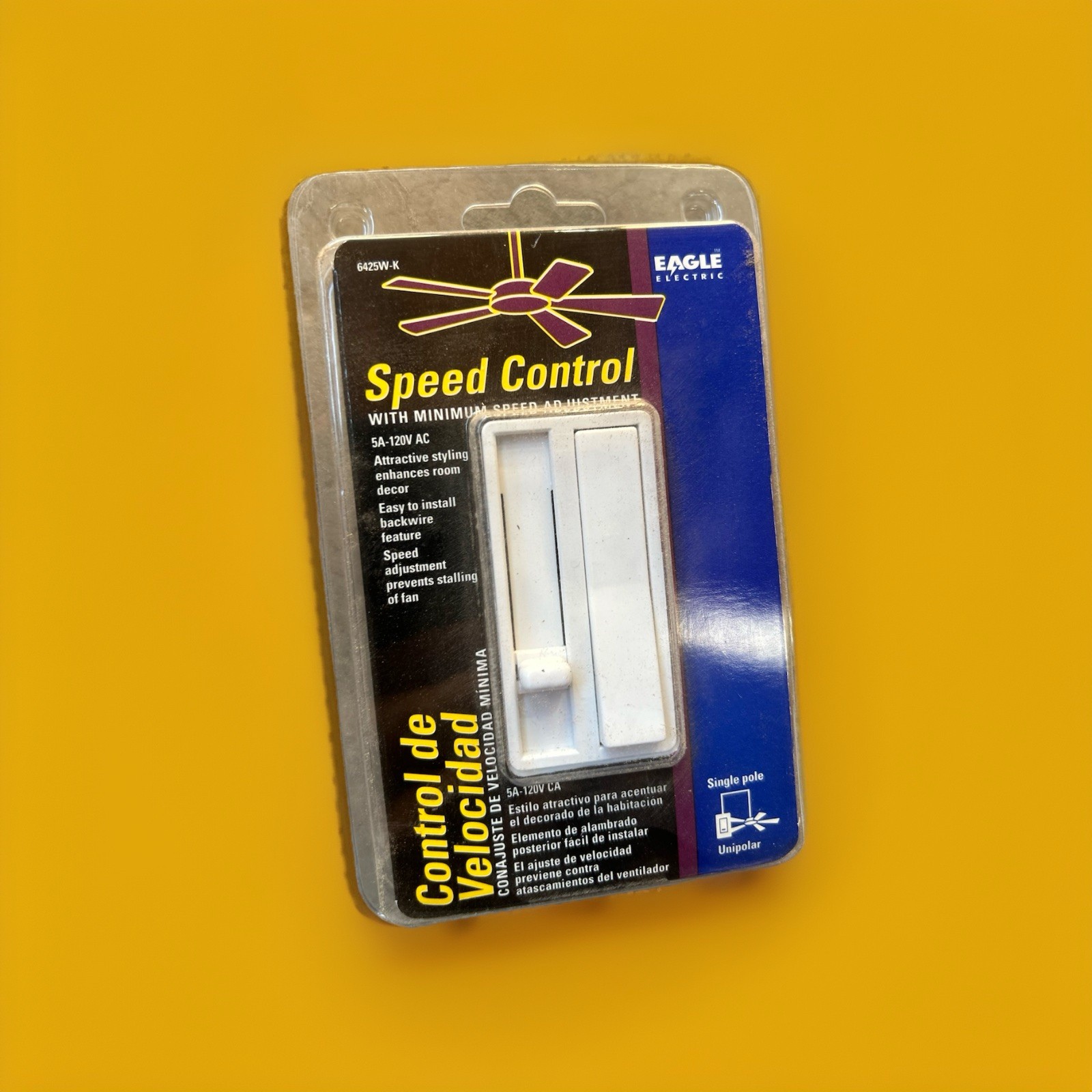 🔥 1 Unit ~ Eagle Electric 6425W-K Speed Control (Fan Speed Control)🔥