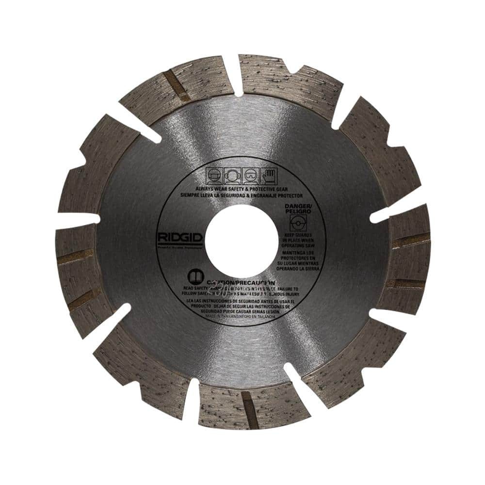 RIDGID 4-1/2 in. Masonry Cutting Segmented Rim Diamond Blade