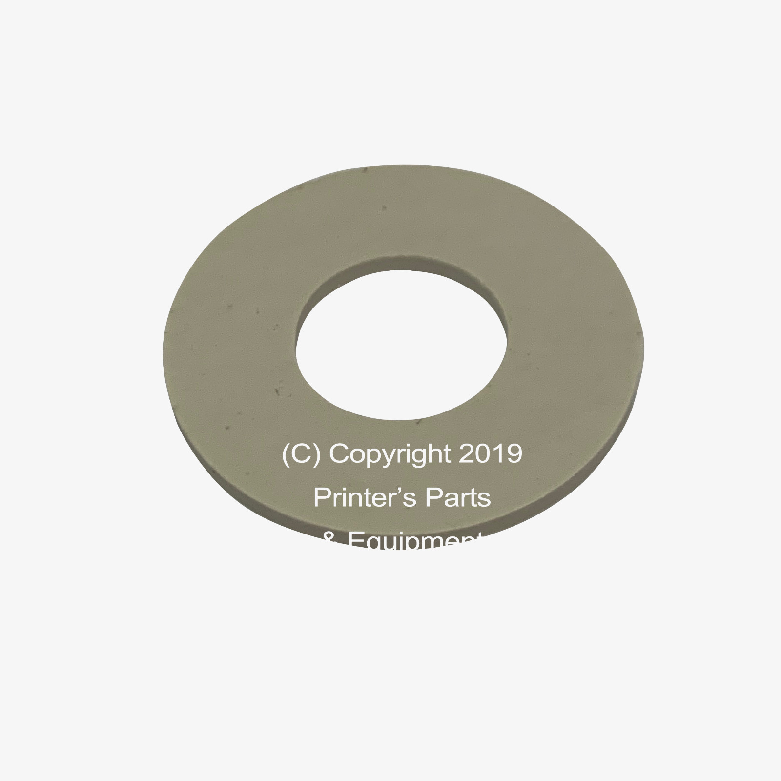 Flat Rubber Disc for Heidelberg 1 1/4"x 9/16 x 1/16 / 31.8 x 14.3 x 1.6mm Qty 50