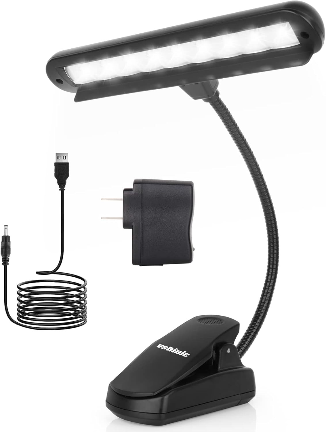 Music Stand Light,Clip on Piano Lights 9 LED Orchestra Light Book Lamp Musician
