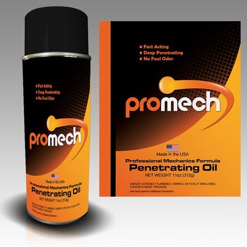 12 Promech Penetrating Oil Professional Mechanics Formula - Loosens Frozen Parts