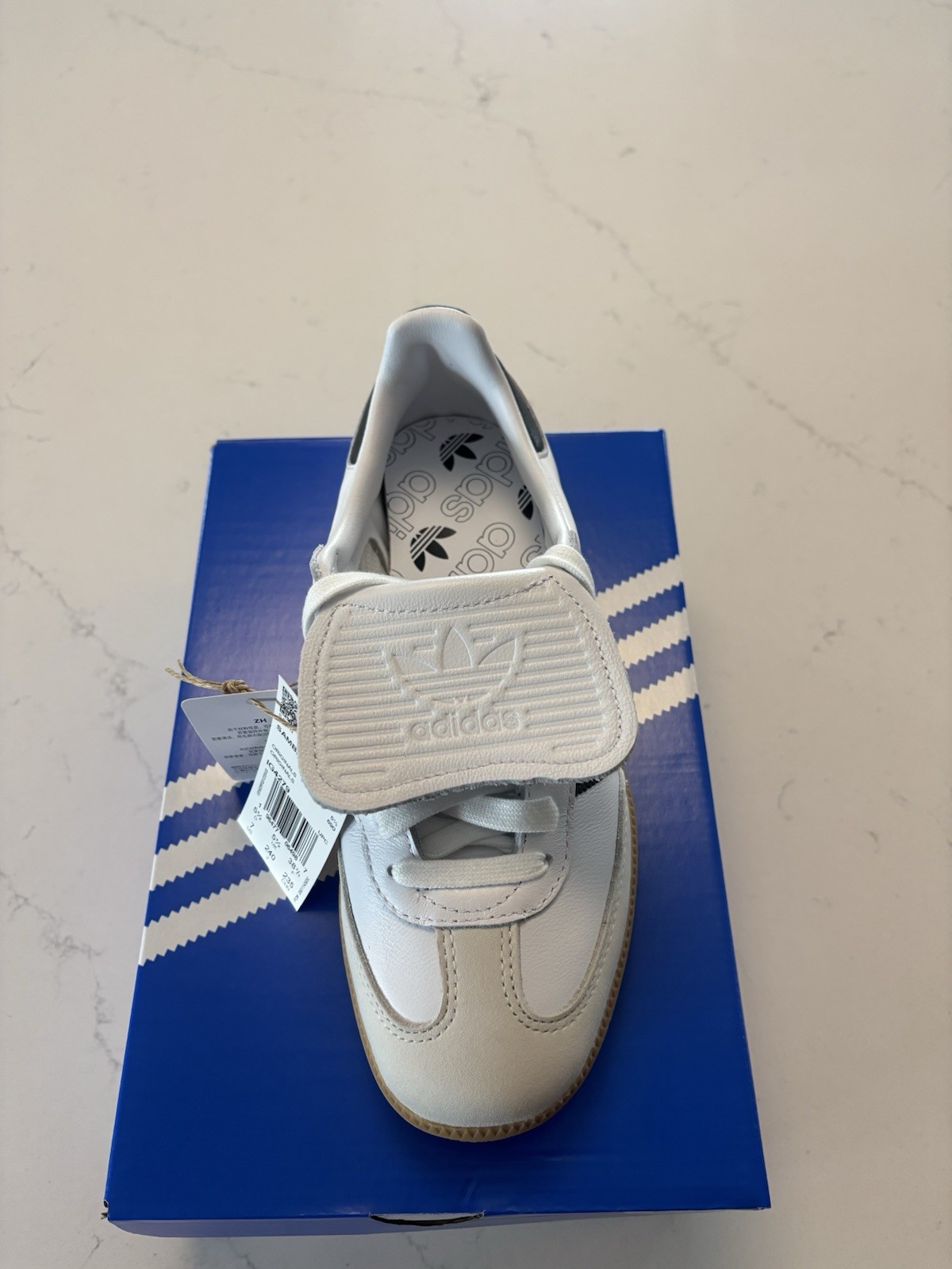 adidas Originals Samba LT Women's Sneakers White/Black/Gum, Size 7
