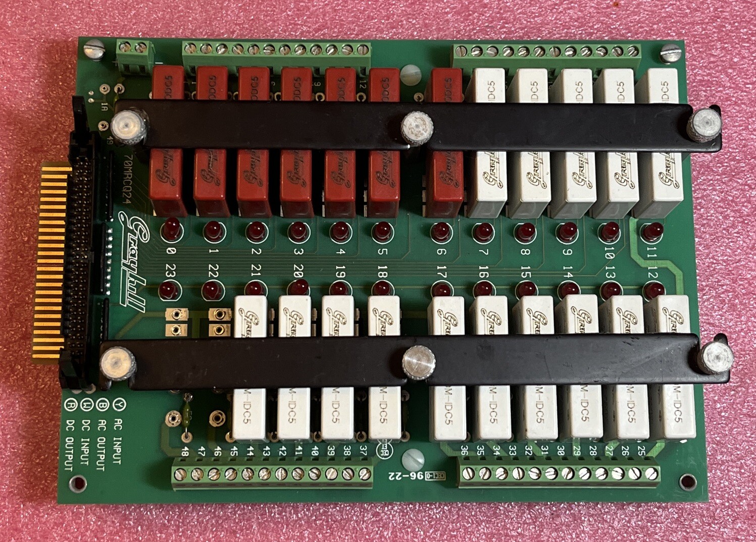 Grayhill 70MRCQ24 I/O Rack PCB Board