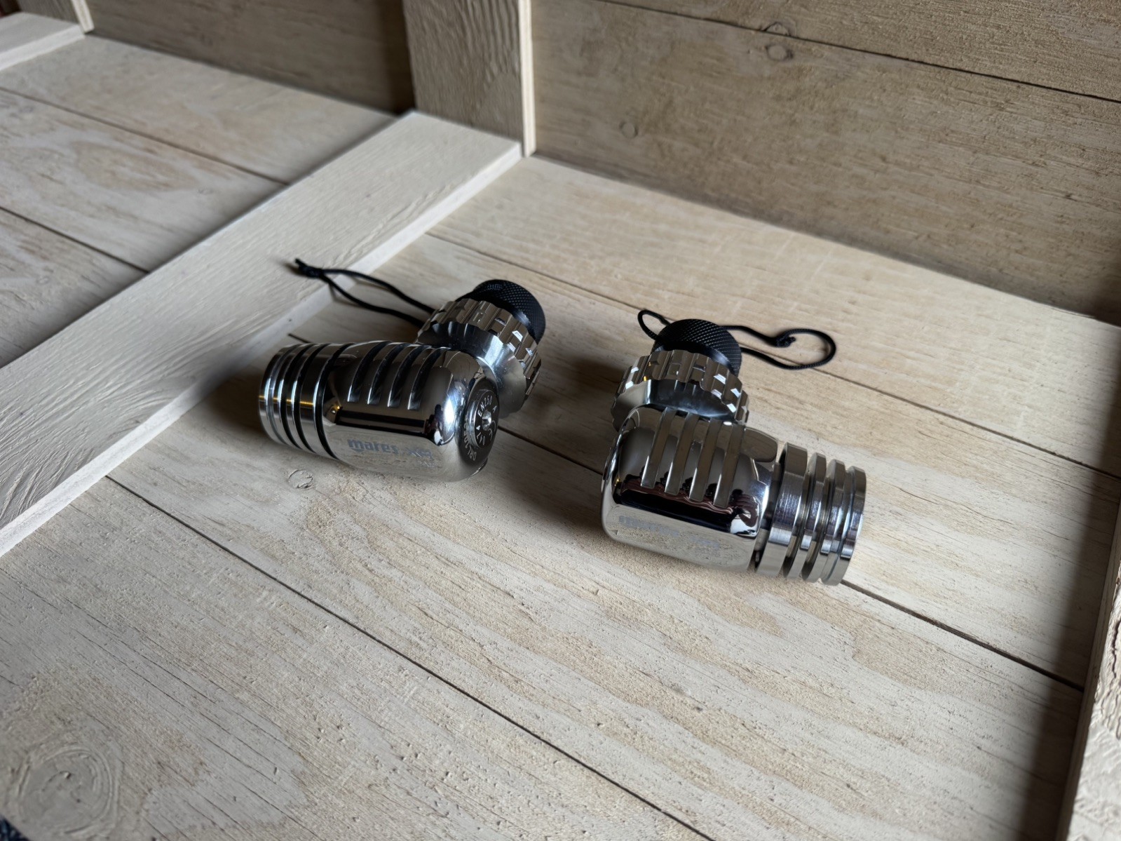 Mares 25XR First Stages Left And Right, Tec Diving Scuba Regulator Doubles