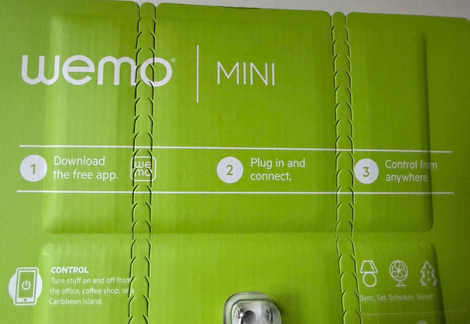 2-Pack Wemo 1068540 Mini Smart Plug Works with Amazon Alexa, Nest & Google