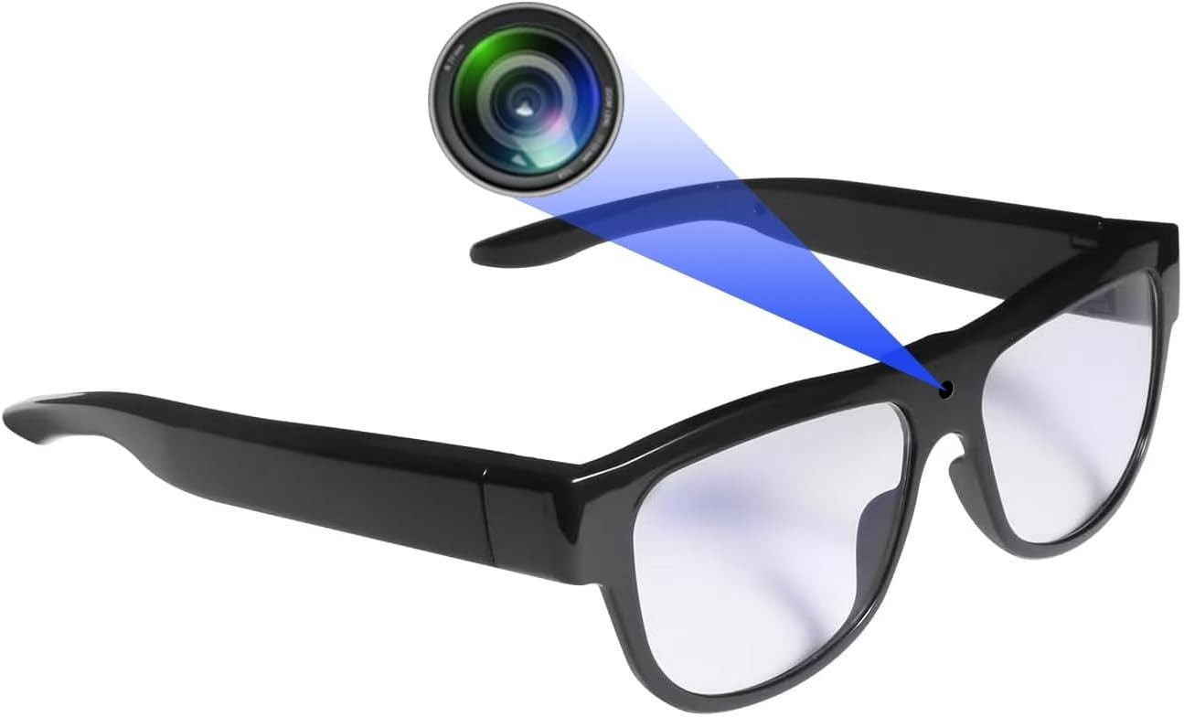 Lentes con Camara Espia Escondida Oculta Espejuelos Espias Grabador Escondida