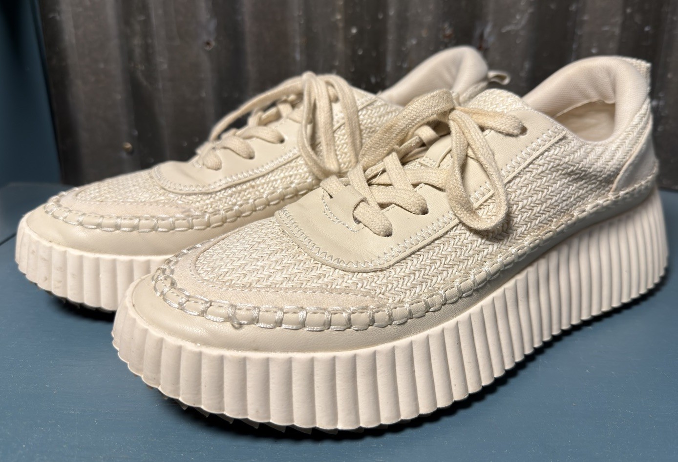 Dolce Vita Denae Women's Sneakers Size 9M Cushioned Platform Sandstone