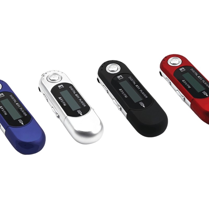 MP3 Music Player With Integrated USB Plug And Card Expansion No Internal Memory