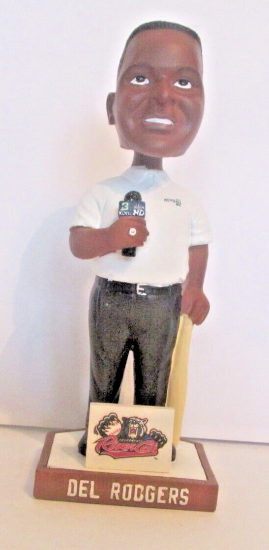 DEL RODGERS KCRA TV SPORTS ANNOUNCER SACRAMENTO RIVERCATS BOBBLEHEAD 2008 SGA