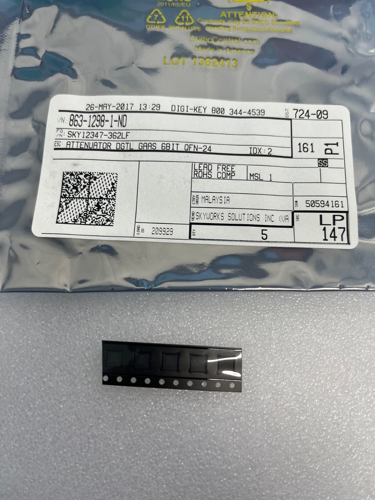 SKY12347-362LF RF Attenuator - 5 pcs NEW
