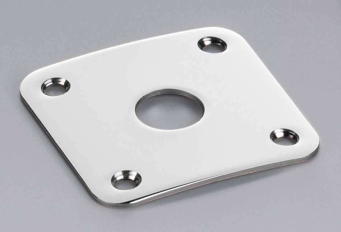 Schaller Germany LP style Jack plate Chrome 15190200