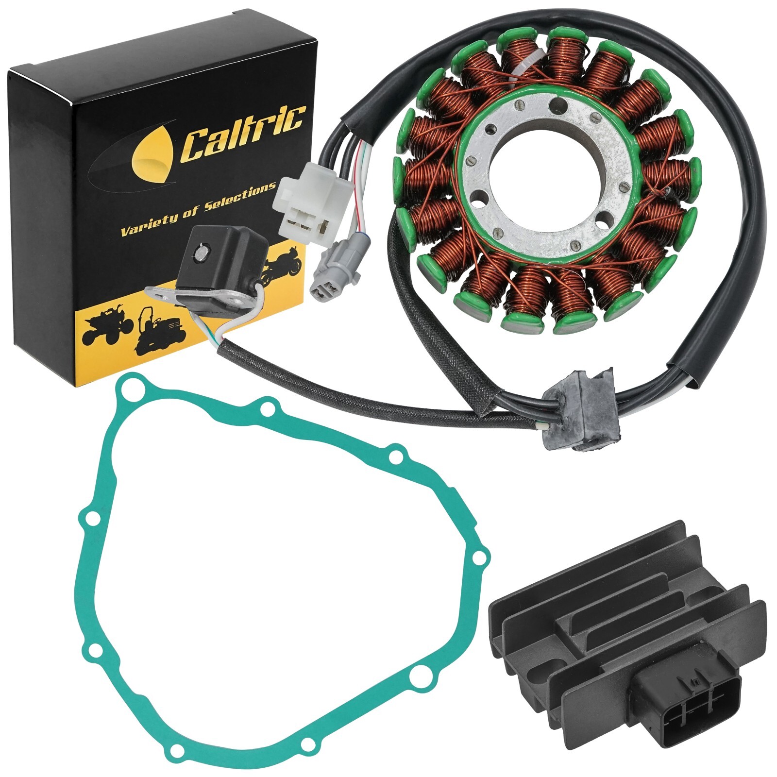 Stator & Regulator & Gasket for Suzuki Quadsport LT-Z250 LTZ250 2004-2009
