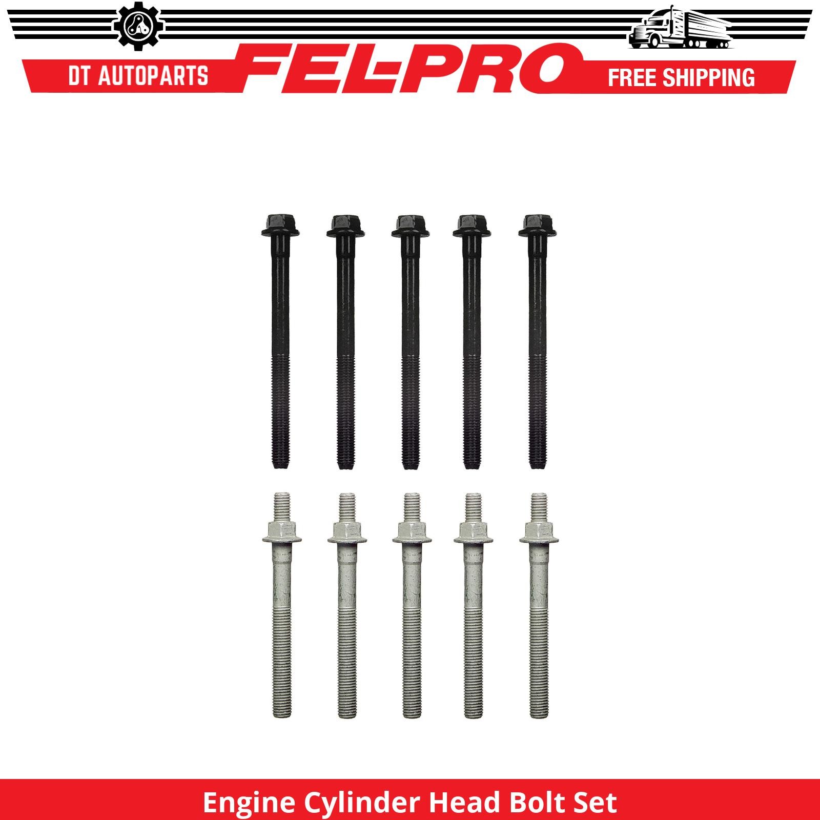 For 1995-1996 Buick Century 2.2L L4 Engine Cylinder Head Bolt Set Fel-Pro