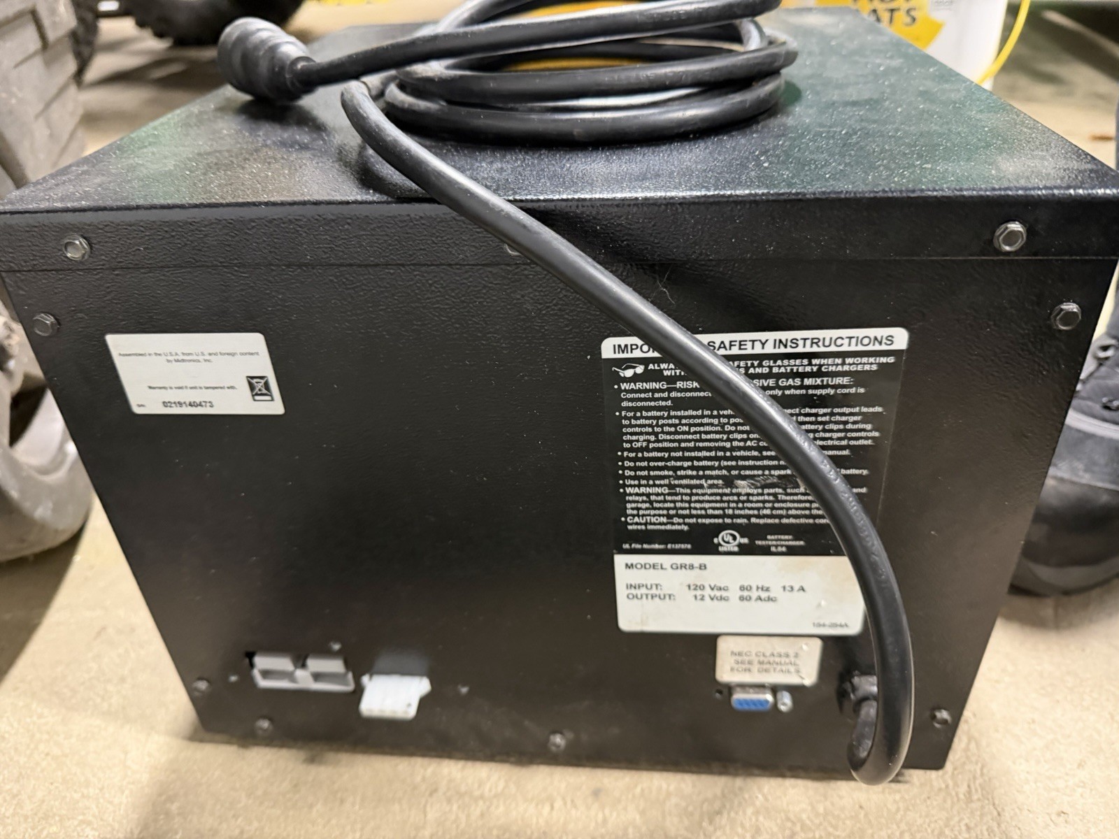 Midtronics GR8 GR-8B Charge Engine Tested Working!