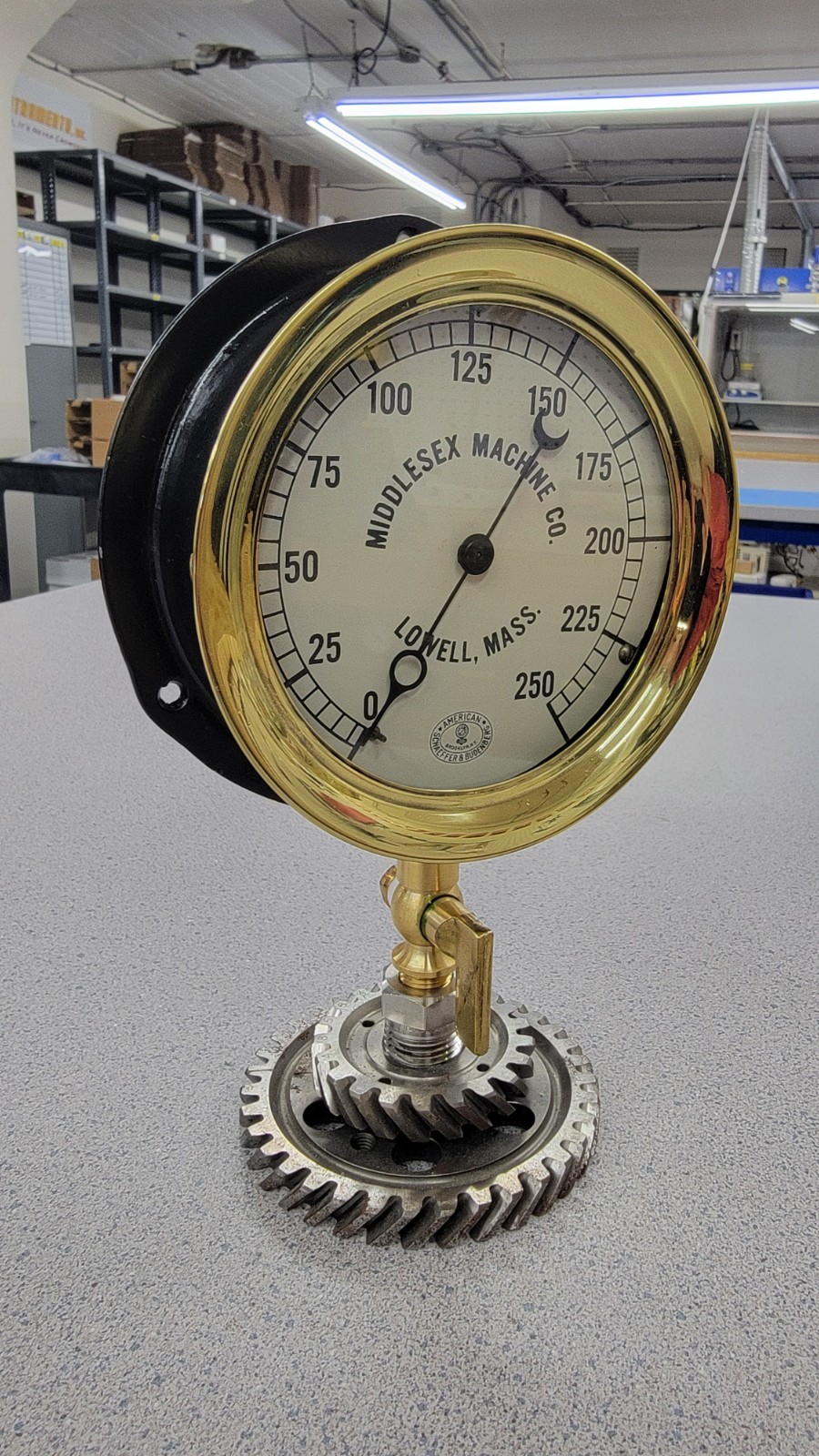 Antique Steam Pressure Gauge