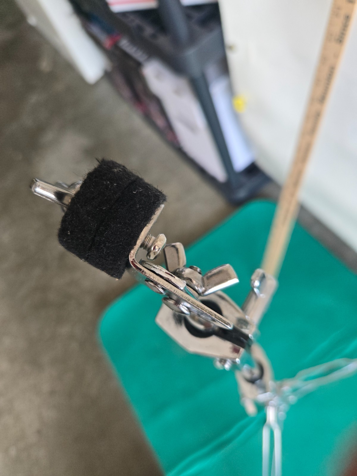 percussion stand cymbal mount, TKO, single pivot, adjustable height, used