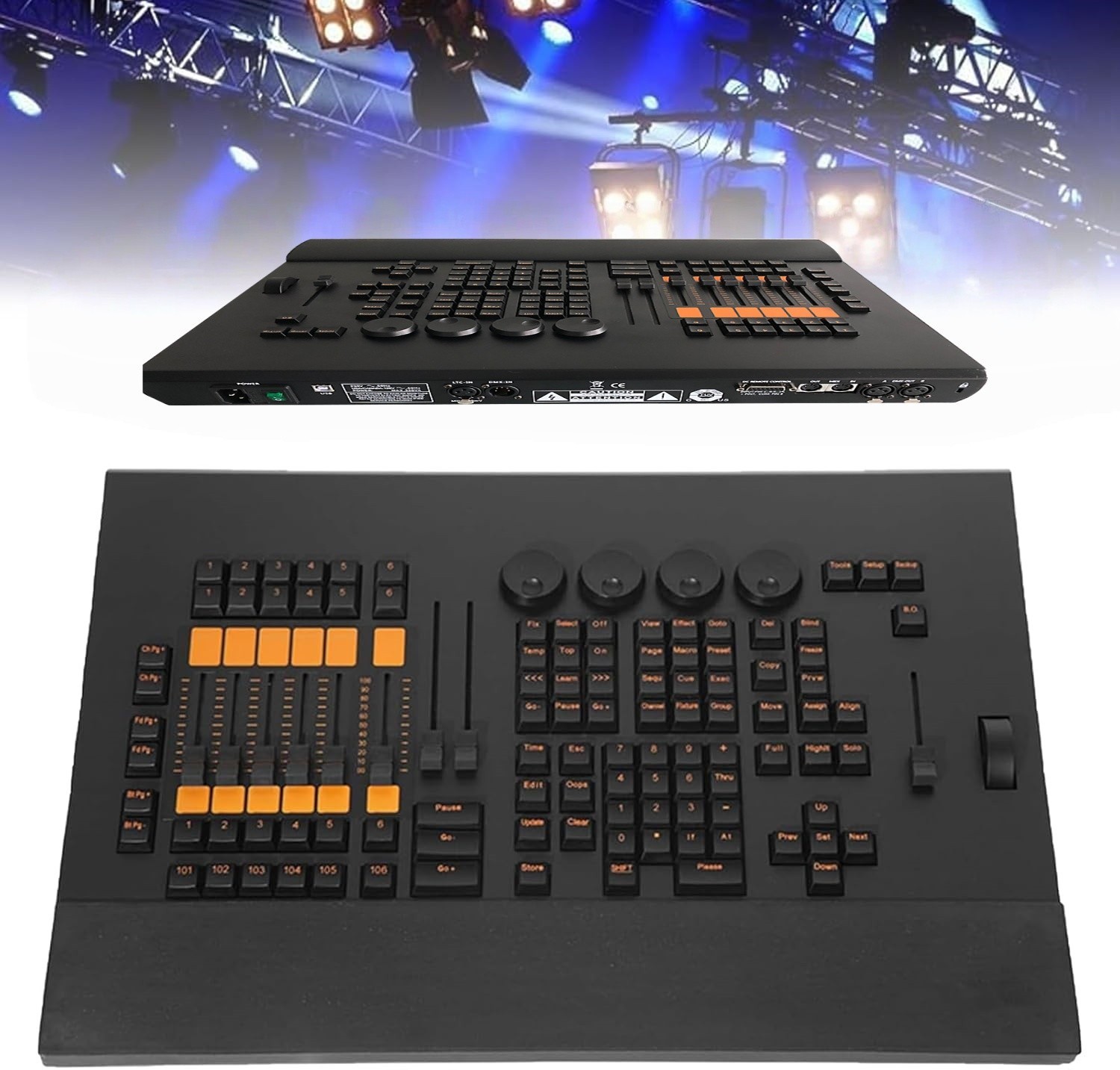 New dmx light controller command wing 2 onpc with case for dj stage show pub US