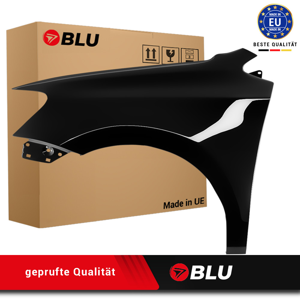 Fender For VW Polo 6R V 5 L041 Lo41 Left Black 09-17 Front Painted New