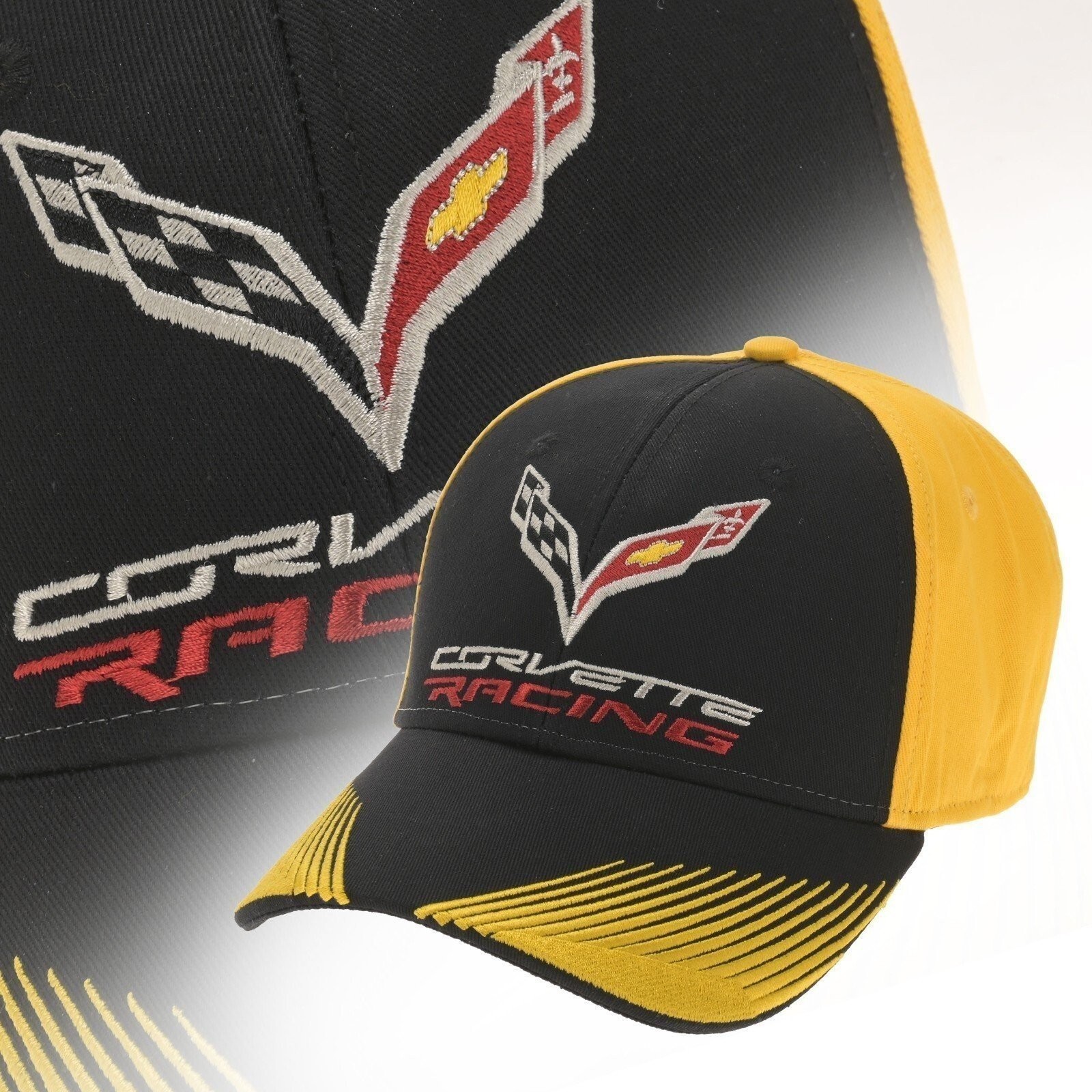 2017-2019 Corvette C7 Racing Sharp Ride Hat Yellow and Black