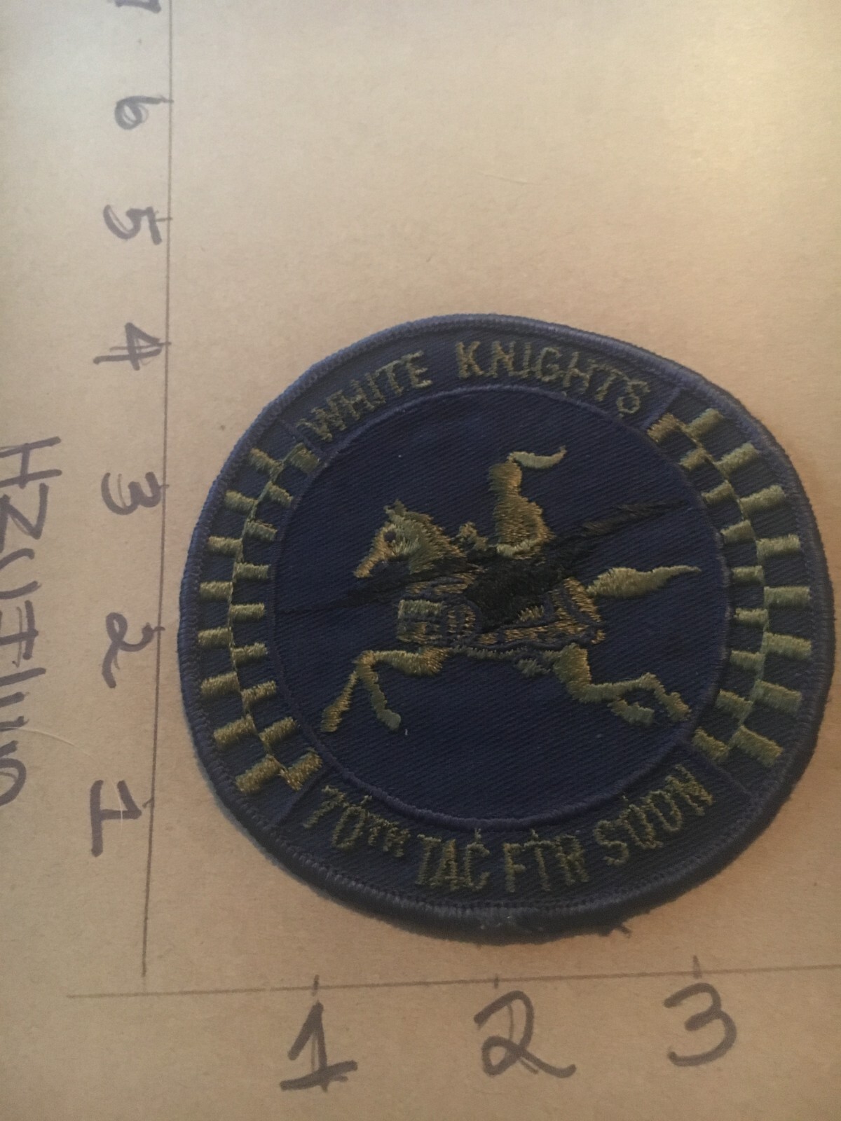 USAF 70th Tactical Fighter Squadron subdued patch 5/3/25