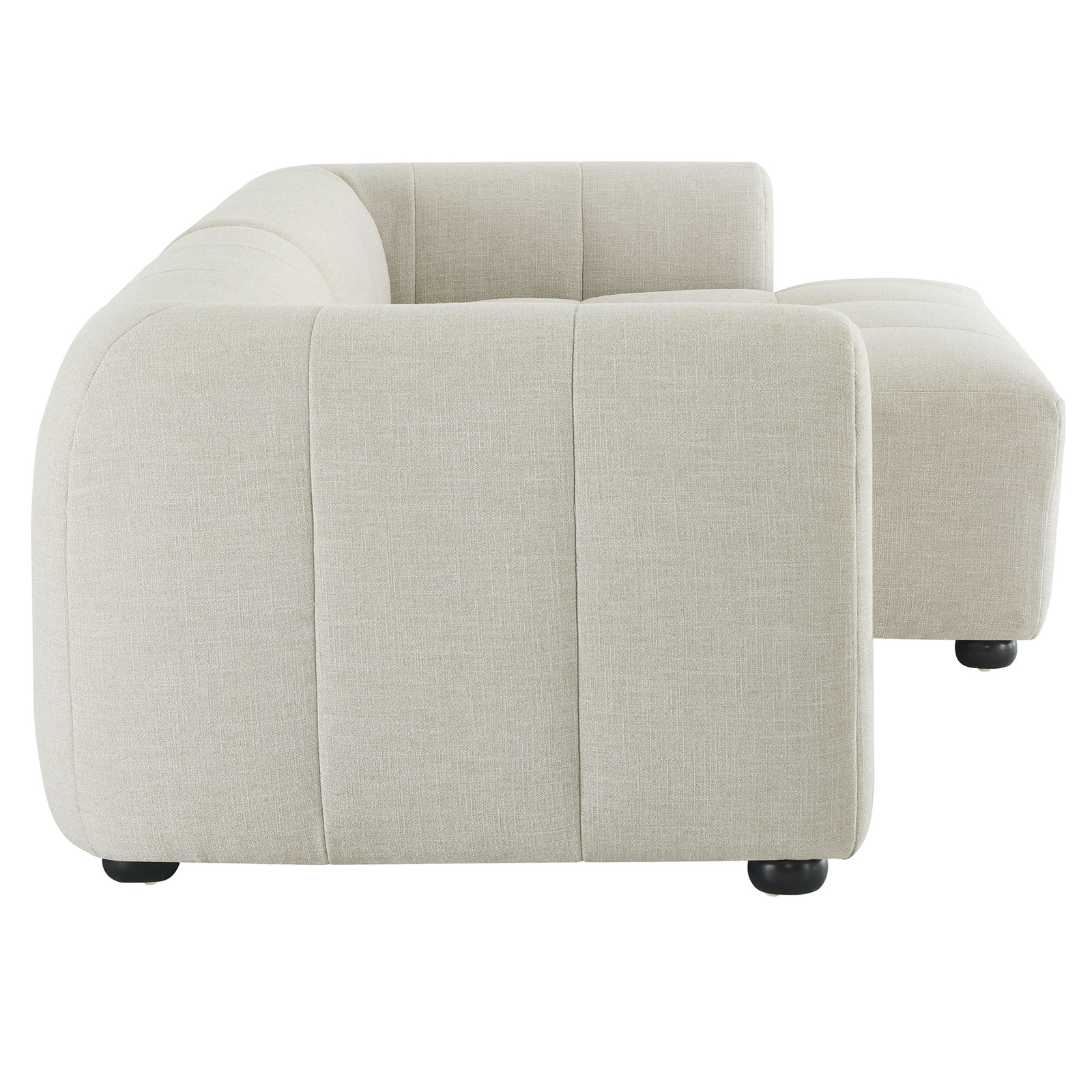 Liana Modular Sofa with Chaise in Linen