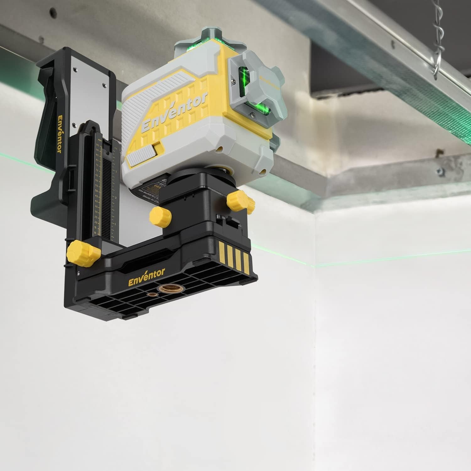 Precision Fine-Tuning Laser Level Adapter with Magnetic Base & Adjustable Clip