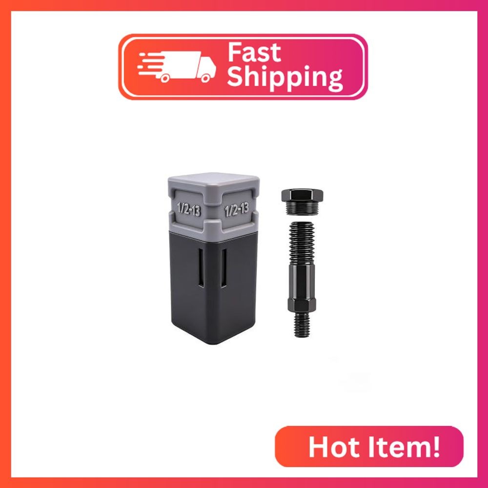 zision Tool 1/2-13 Rivet Nut Tool Tip, Replacement Mandrel for Hand Nut Rivet To