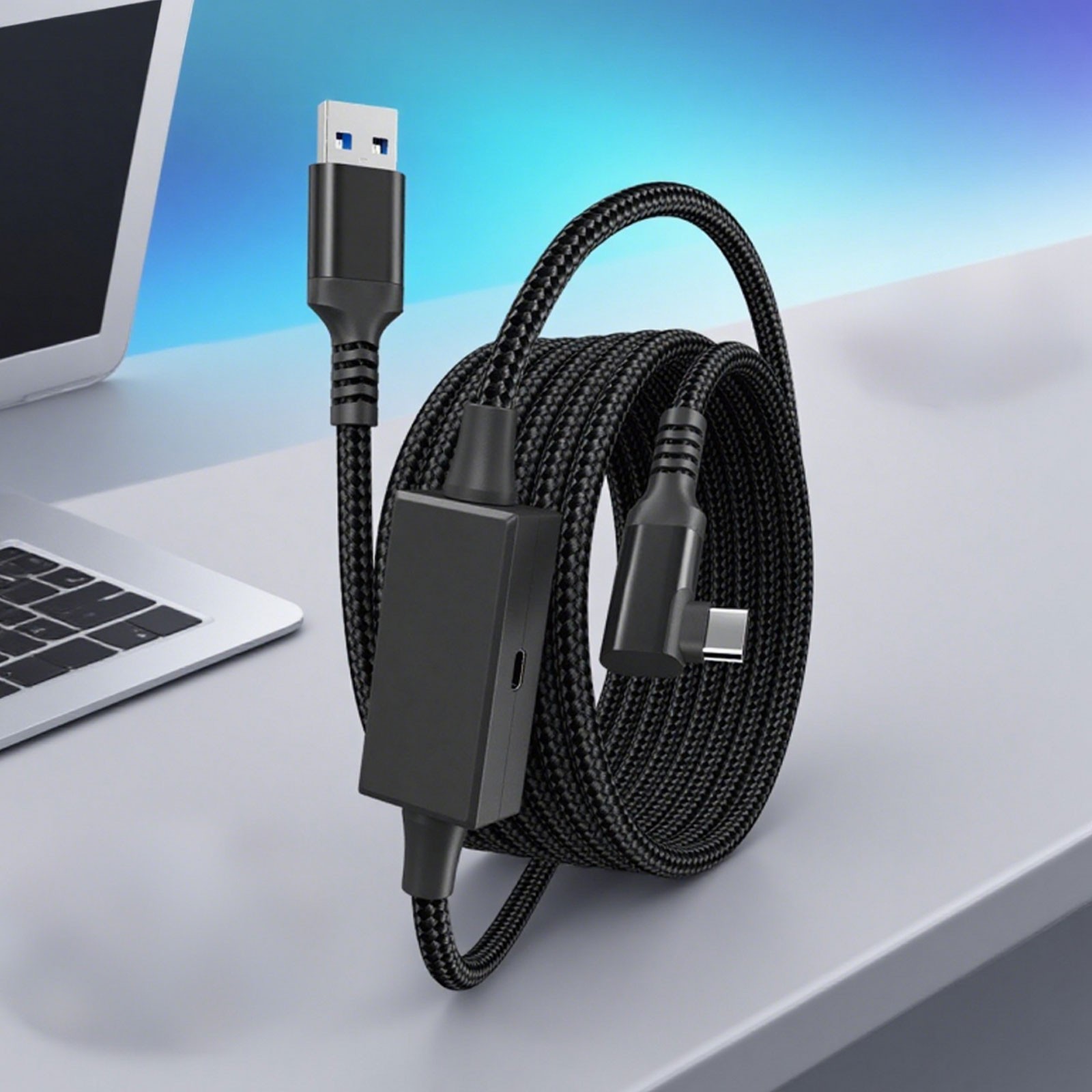 Oculus Link Cable with Charging [16ft] for Meta Quest 3 Quest 2/Pro, Pico 4
