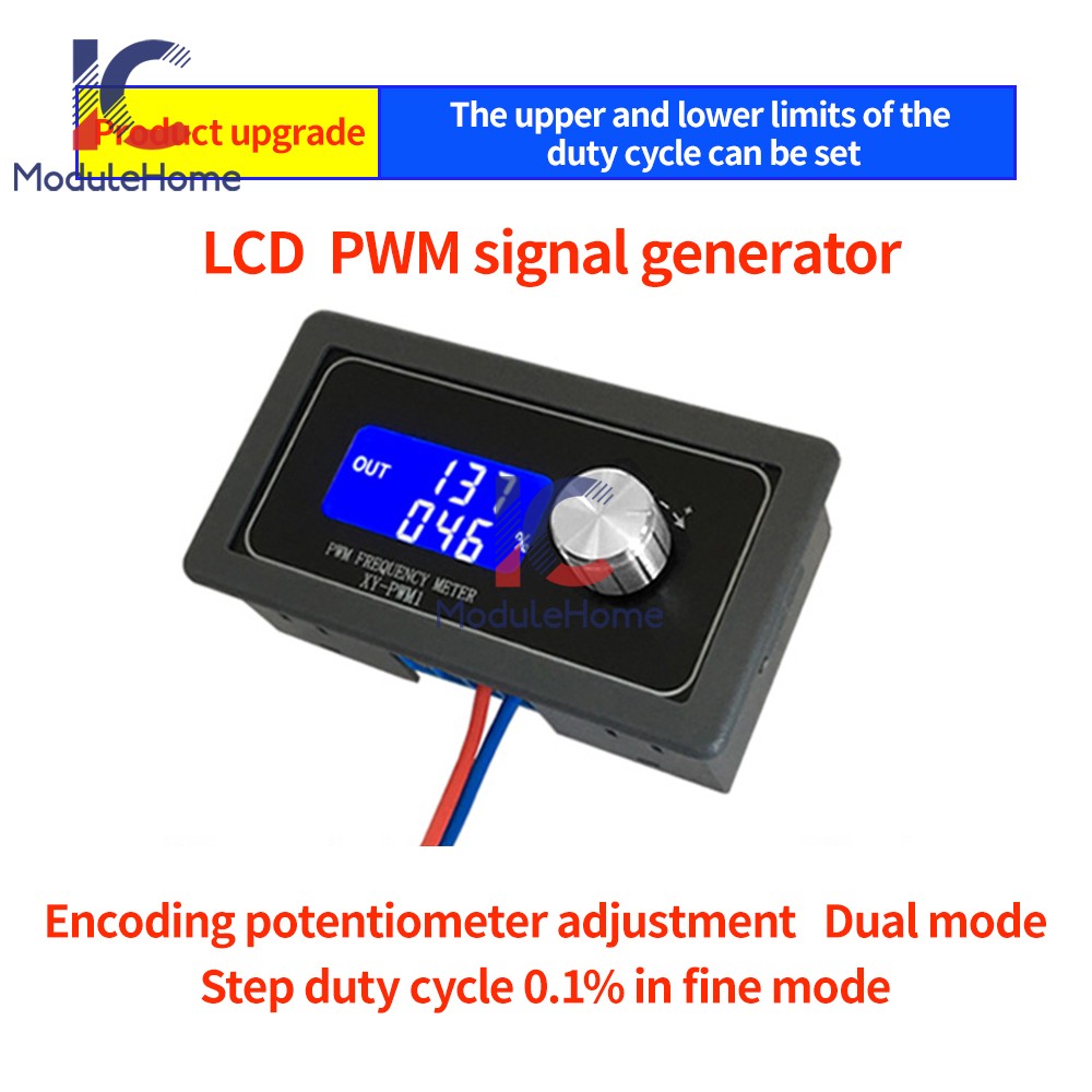 Adjustable PWM Pulse Frequency Duty Cycle Square Wave PWM1 Signal Generator