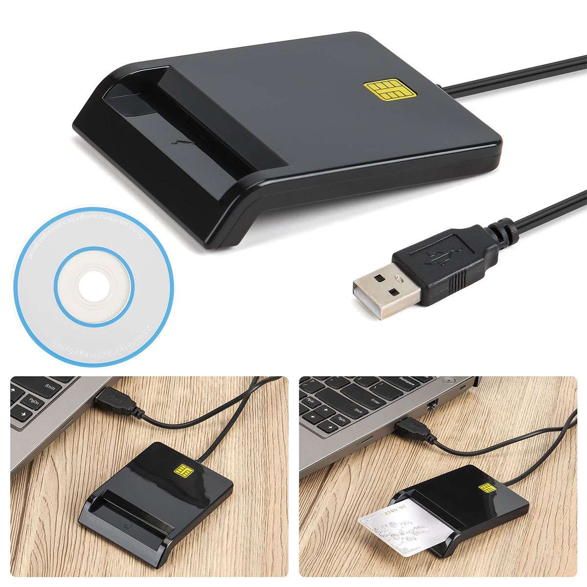 Common USB 2.0 Smart Card Reader DOD Military CAC Access-Bank card-ID For Mac OS