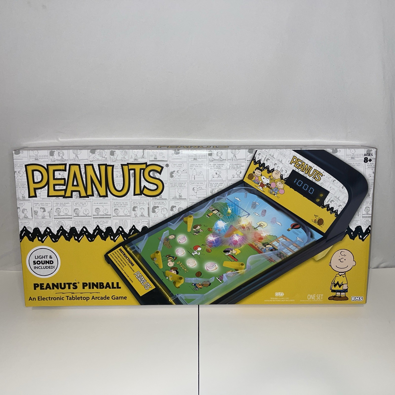 Peanuts Pinball Electronic Tabletop Arcade Game -  in Original Box