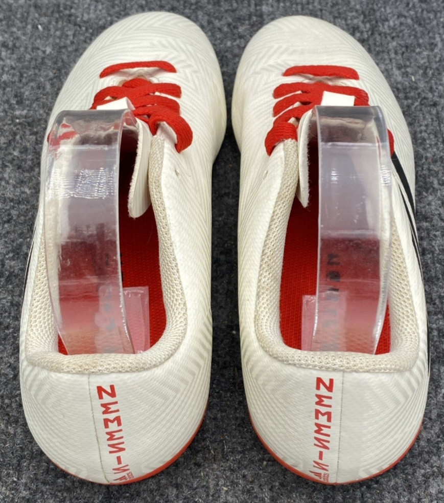 Adidas Nemeziz 18.4 FG Soccer Cleats Men's Size 5 White Orange CM8510