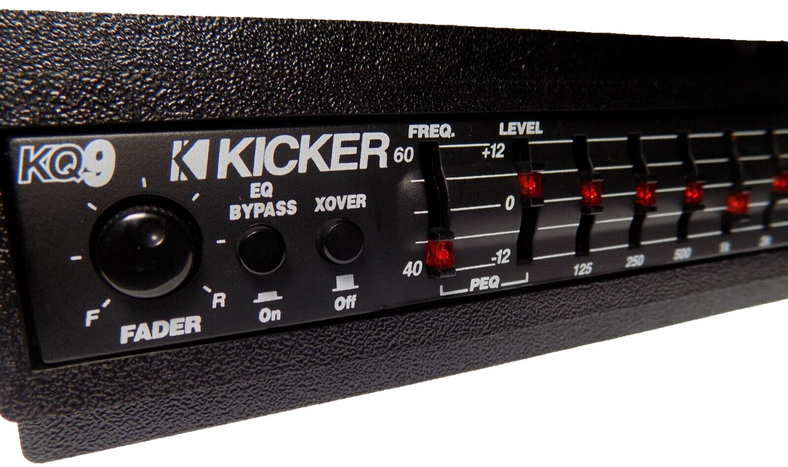 Kicker KQ9 Replacement Face Plate Bezel Trim Ring 3D Printed Equalizer Part Only