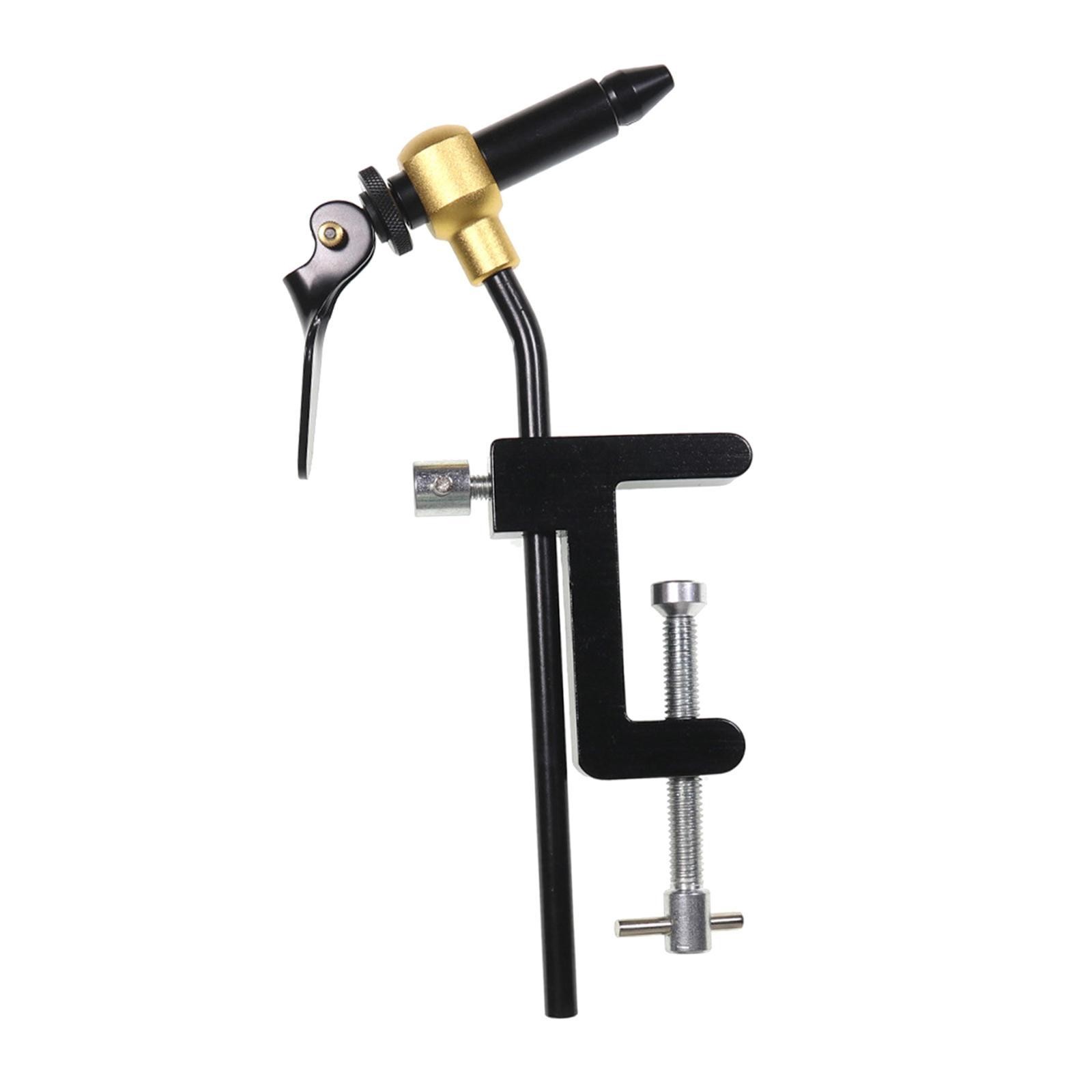 Rotary Fly Tier Fly Tying Tool Tackle DIY Making Black