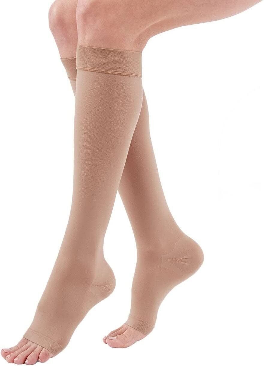 duomed Advantage 20-30 mmHg Calf Petite Open Toe Beige Medium