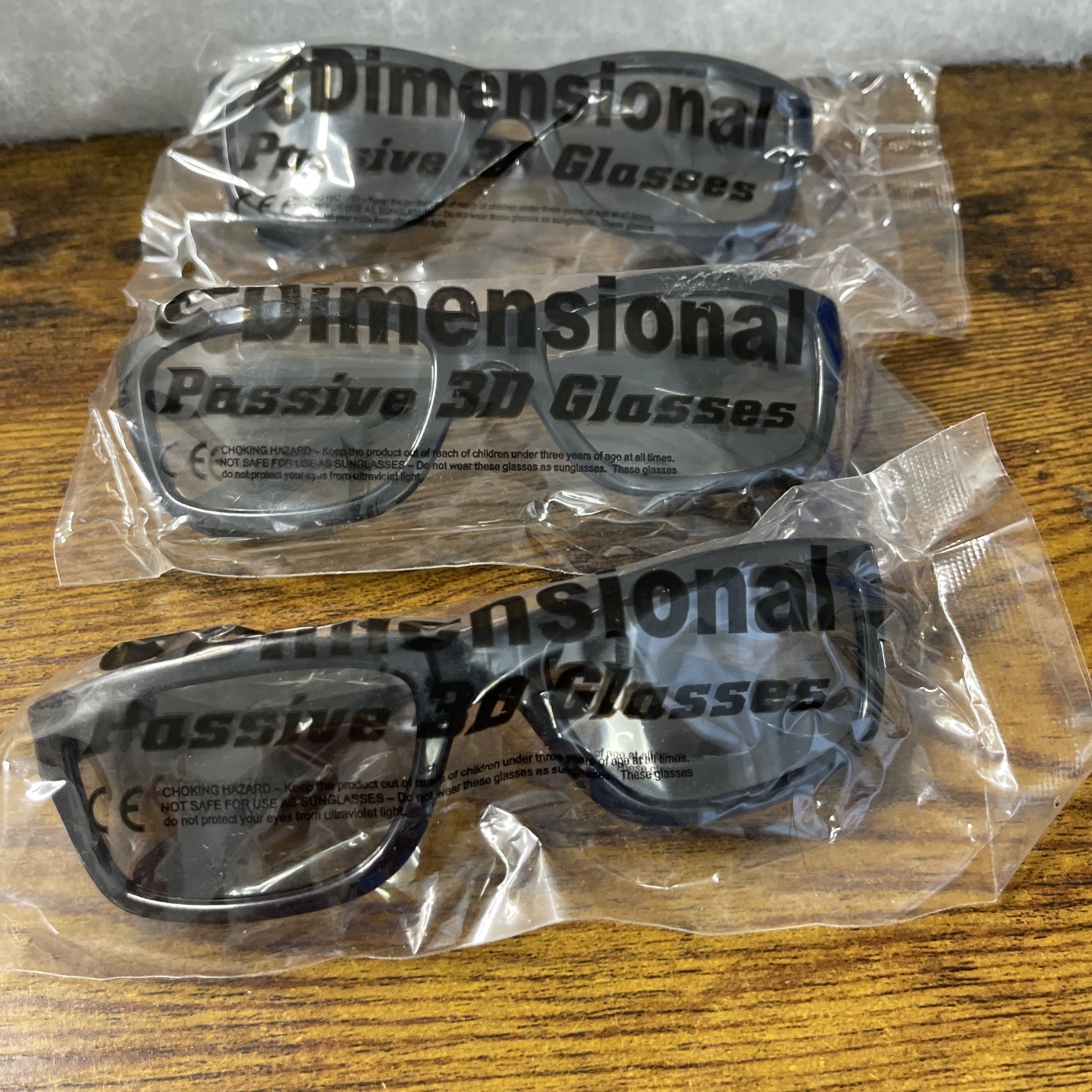 Dimensional Passive 3D Glasses.  Set Of 3