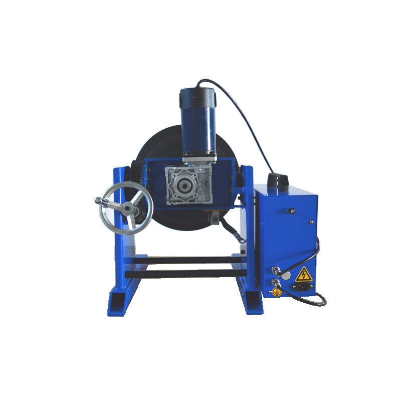 110V Welding Positioner Machine Turntable 50KG with 200mm Chuck Time- controller