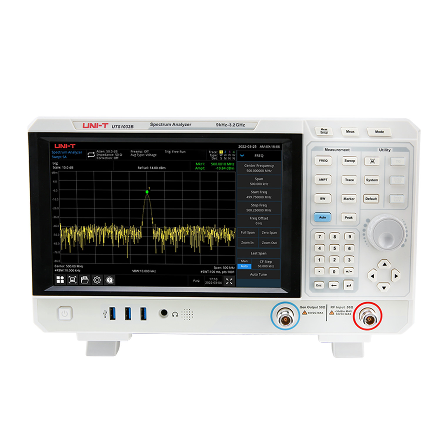UNI-T UTS1015B UTS1032B Bench Spectrum Analyzer