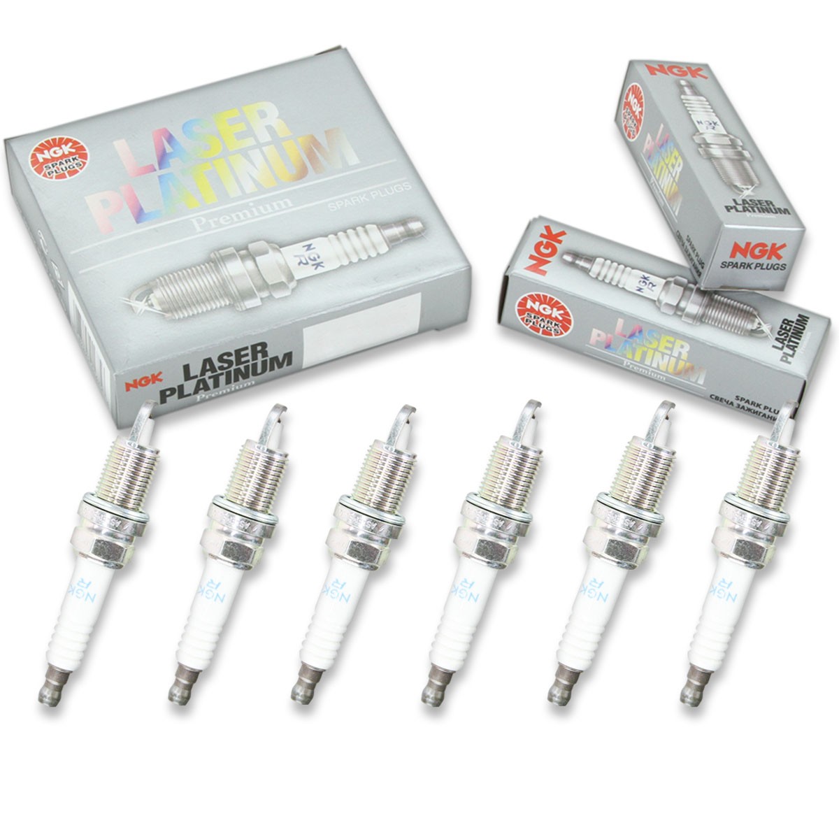 6 pcs NGK Laser Platinum Spark Plugs for 2007-2008 Dodge Sprinter 2500 3.5L nx
