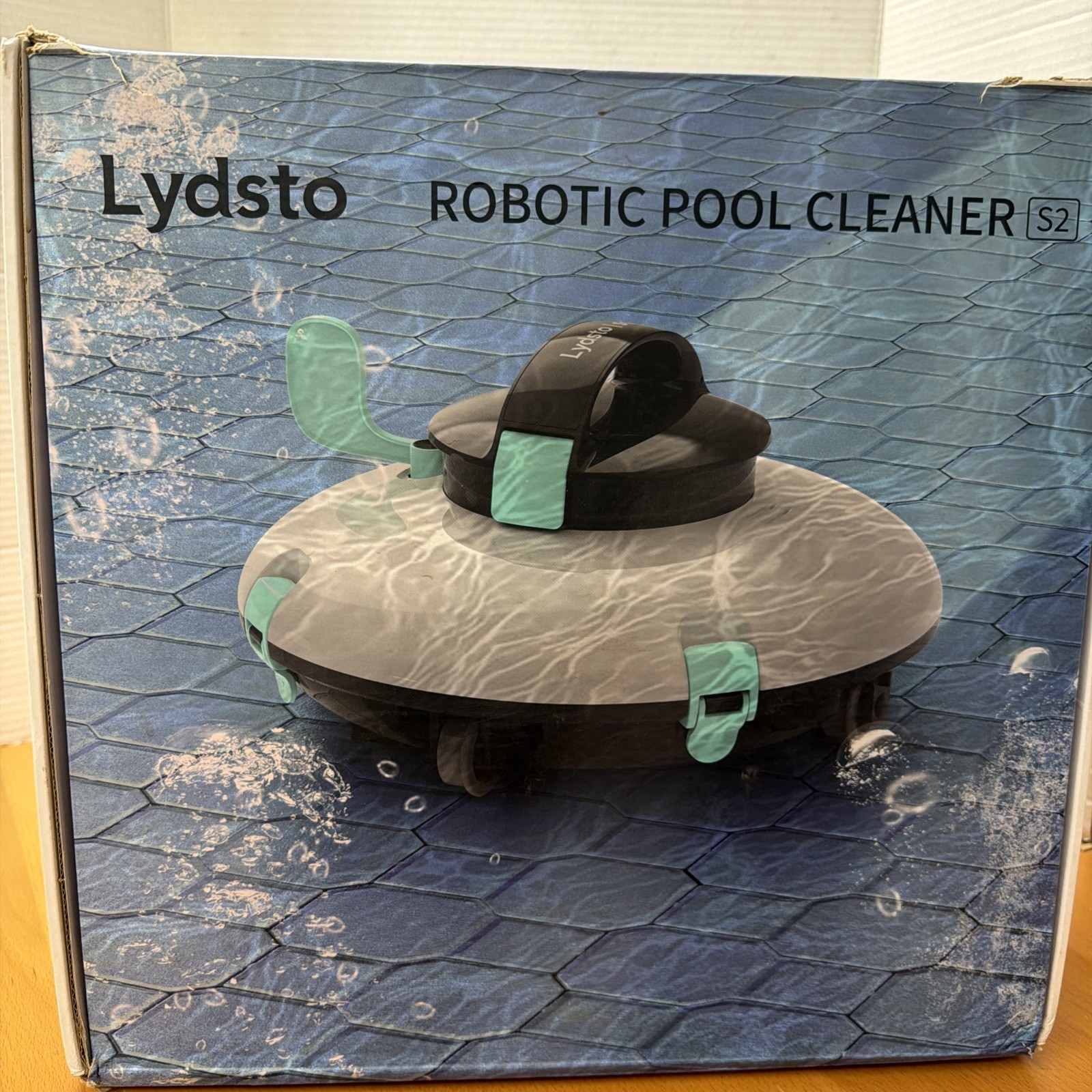 LYDSTO Cordless Robotic Pool Cleaner, Automatic Pool Vacuum, Dual-Motor