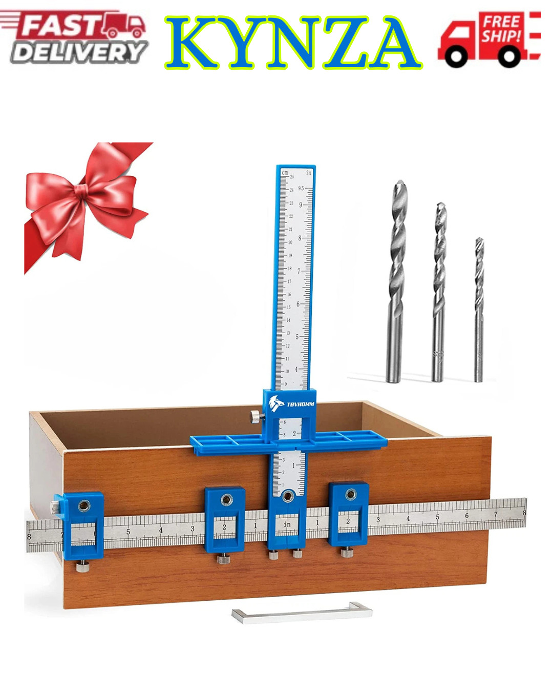 Cabinet Hardware Jig, Punch Locator Drill Guide,Wood Drilling Dowelling Guide fo