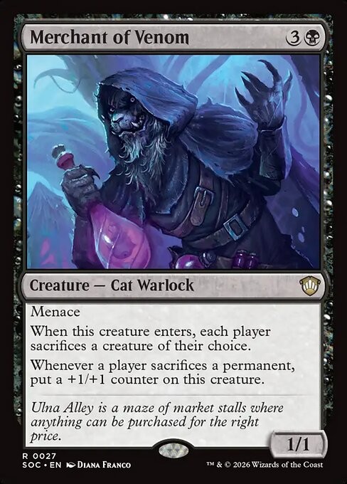 MTG Merchant of Venom [SOC] #27