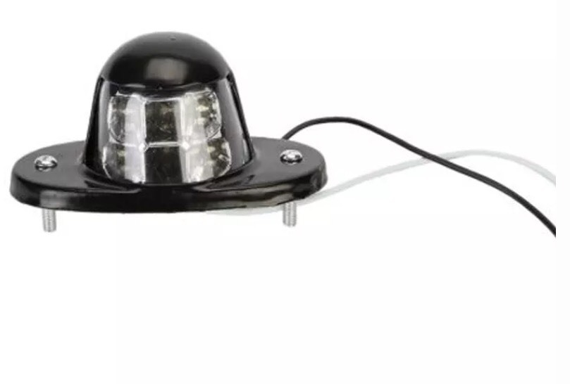 1 Steel License Plate Light 24V LED Military Fits Humvee M998 etc