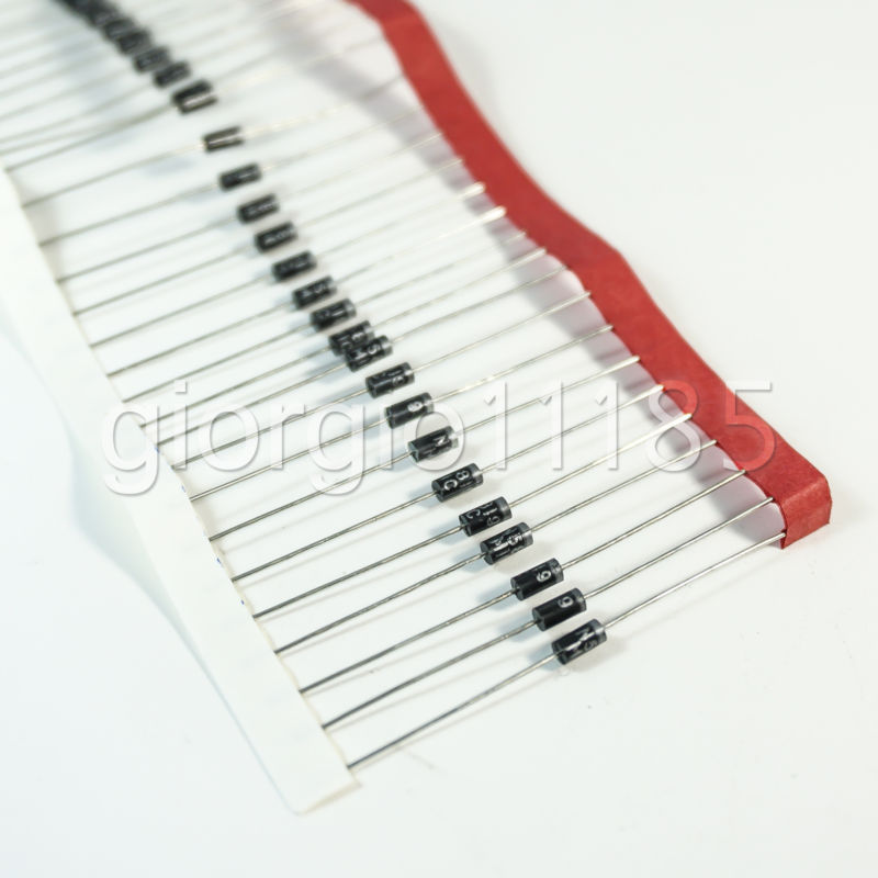 100pcs 1N5817 Diode Schottky 1A 20V