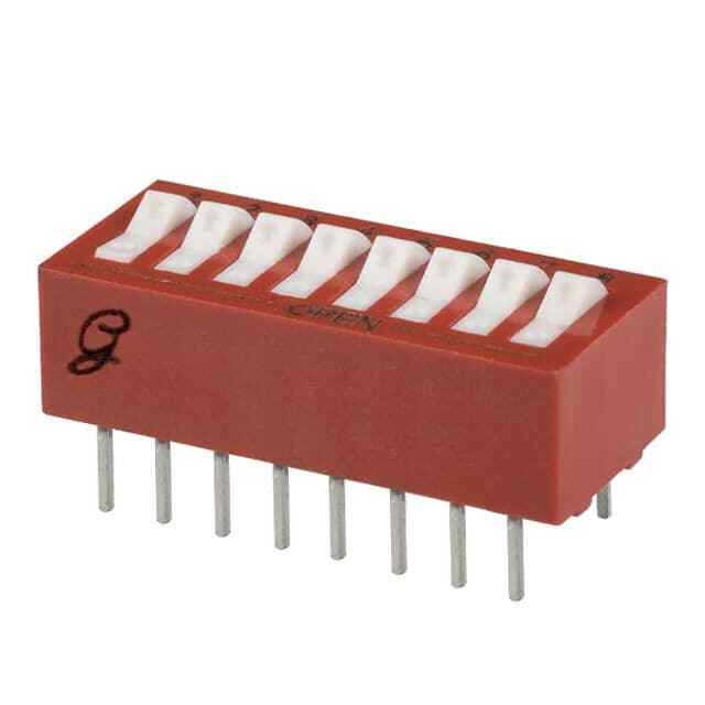Grayhill 76SB08 Lot of 113, Rocker DIP Switch, SPST 150MA 30V LOT of 113