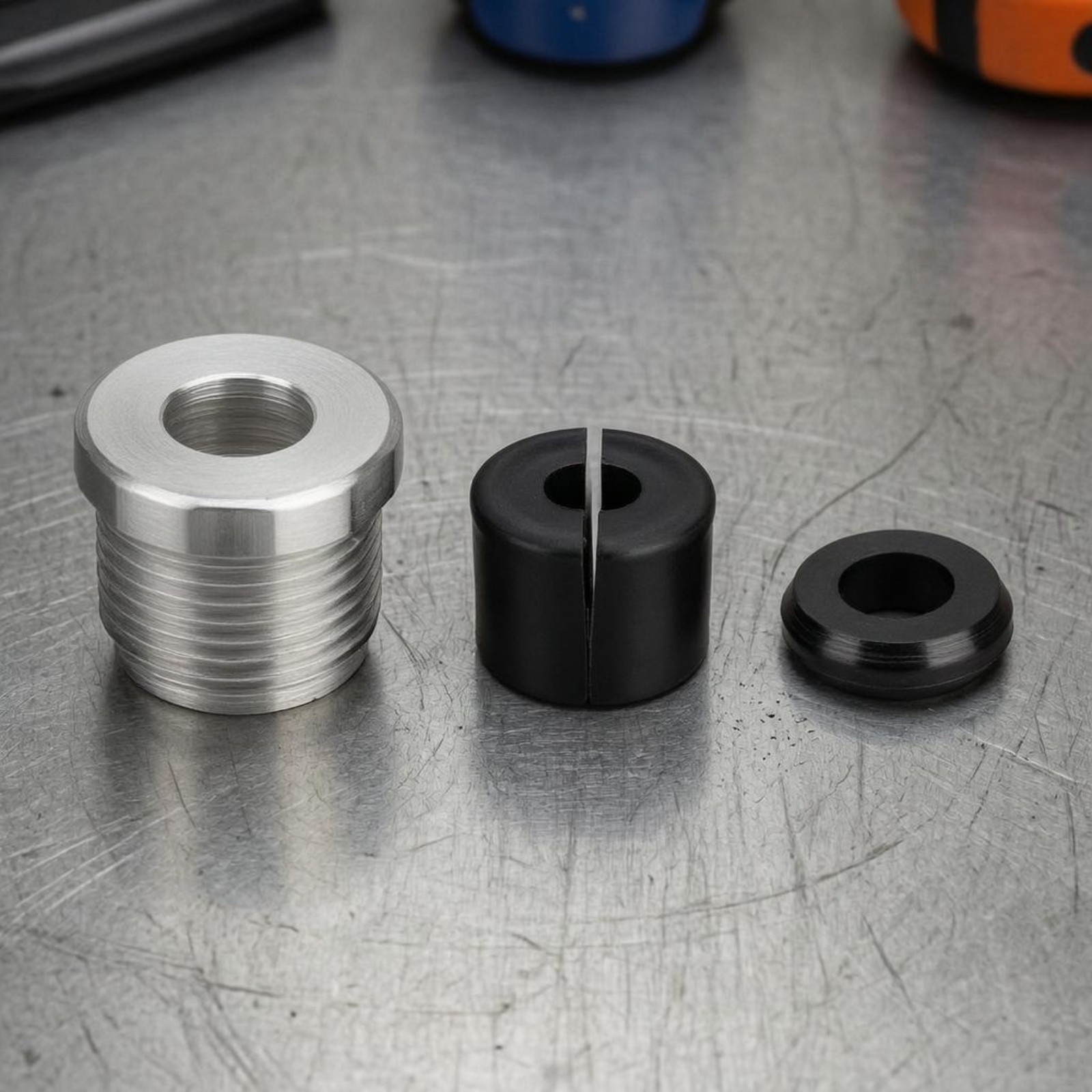 Wire Fastener Nut Kit Silver Threaded Nut Kit Shiny Shiny Finish